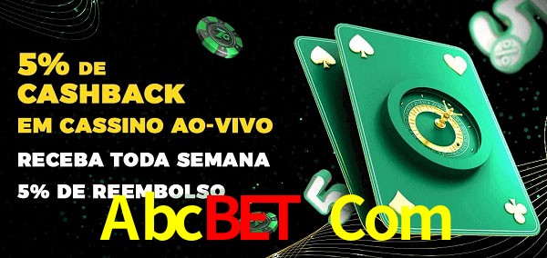 Promoções do cassino ao Vivo Abcbet Com